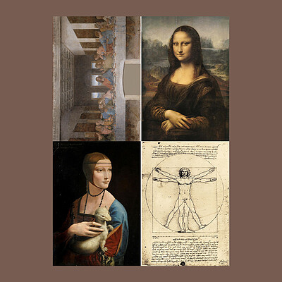 پک پوستر Da Vinci