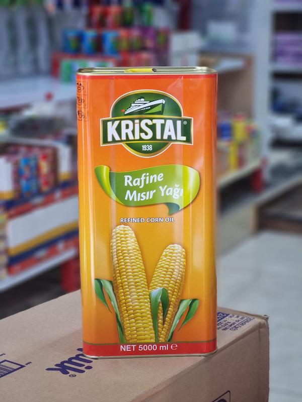 روغن ذرت ۵ لیتری کریستال  