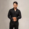 پیراهن پارچه فلورا تایلندی مشکی