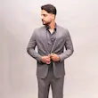 کت و شلوار مجلسی آلتین طوسی