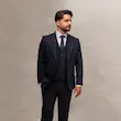 کت و شلوار مجلی VIP  سرمه ای