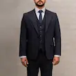 کت و شلوار مجلی VIP  سرمه ای