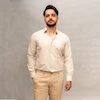 پیراهن پارچه فلورا تایلندی کرم