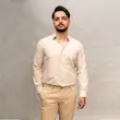 پیراهن پارچه فلورا تایلندی کرم