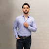 پیراهن پارچه فلورا تایلندی آبی روشن