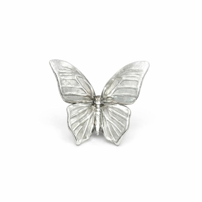 سنجاق سینه نقره پروانه 2