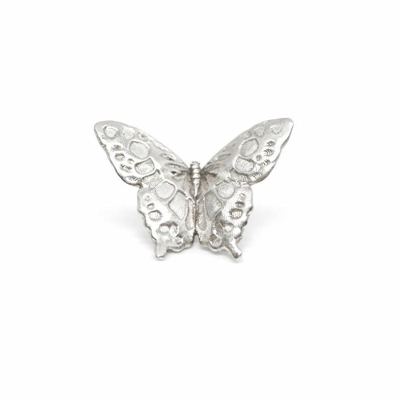 سنجاق سینه نقره پروانه 3