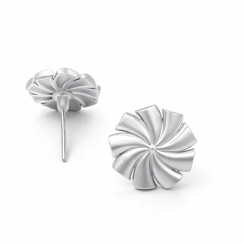 گوشواره نقره گل