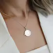 گردنبند نقره پژواک با سکه 1 ریالی قدیمی نقره 925 - گالری دیوان