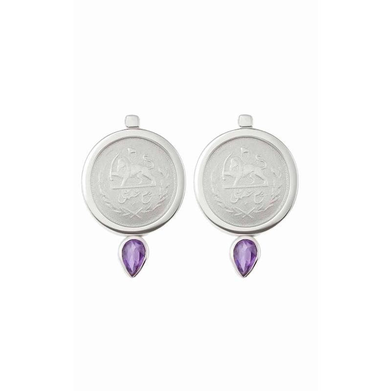 گوشواره نقره شه نشان