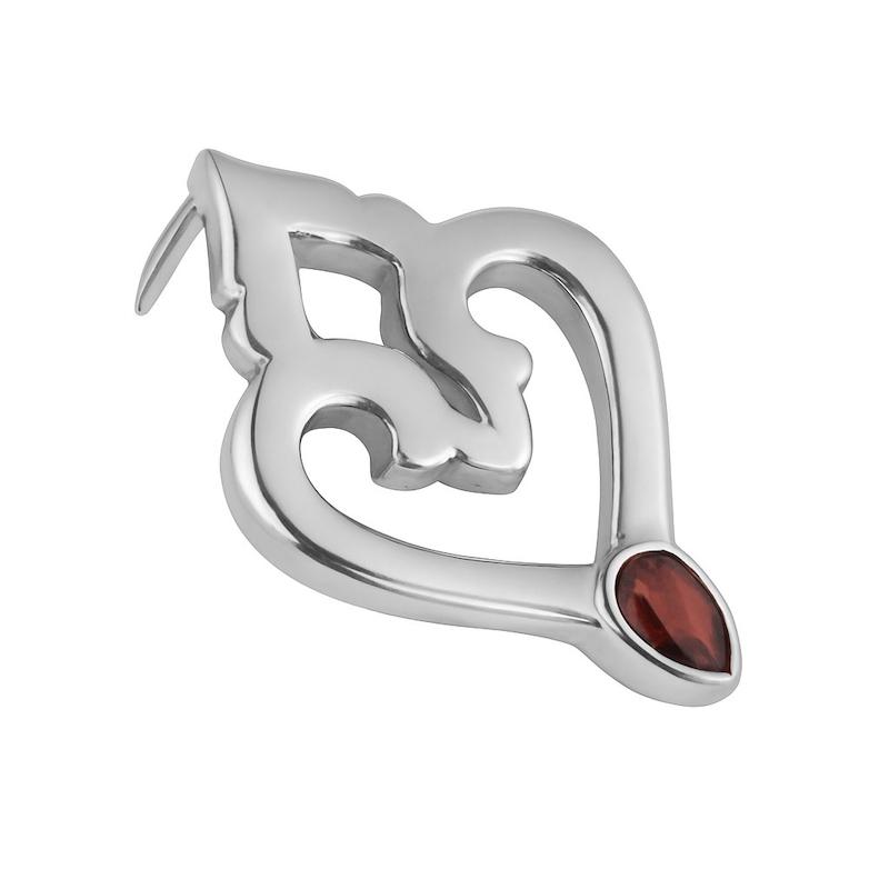 سنجاق سینه نقره چکامه