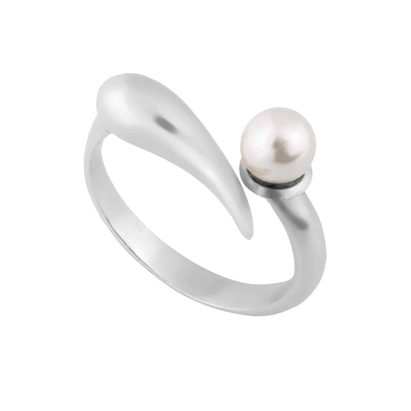 انگشتر نقره پرل