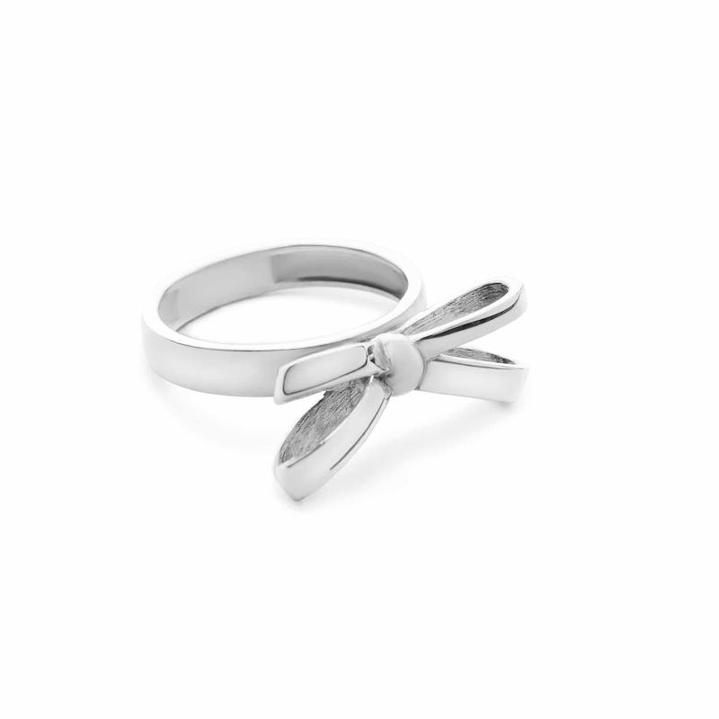 انگشتر نقره پاپیون