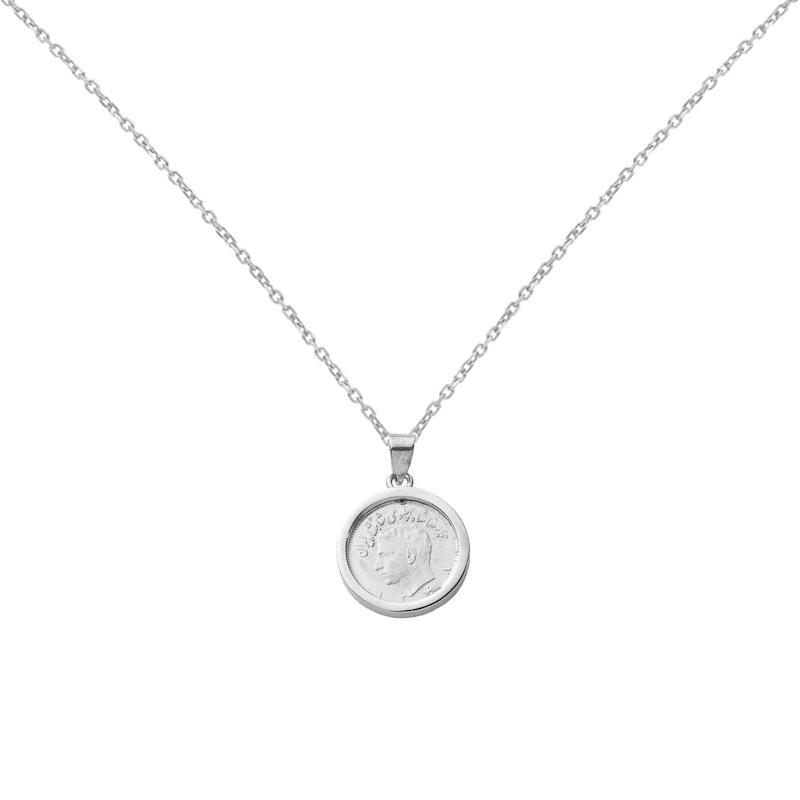 گردنبند نقره سکه