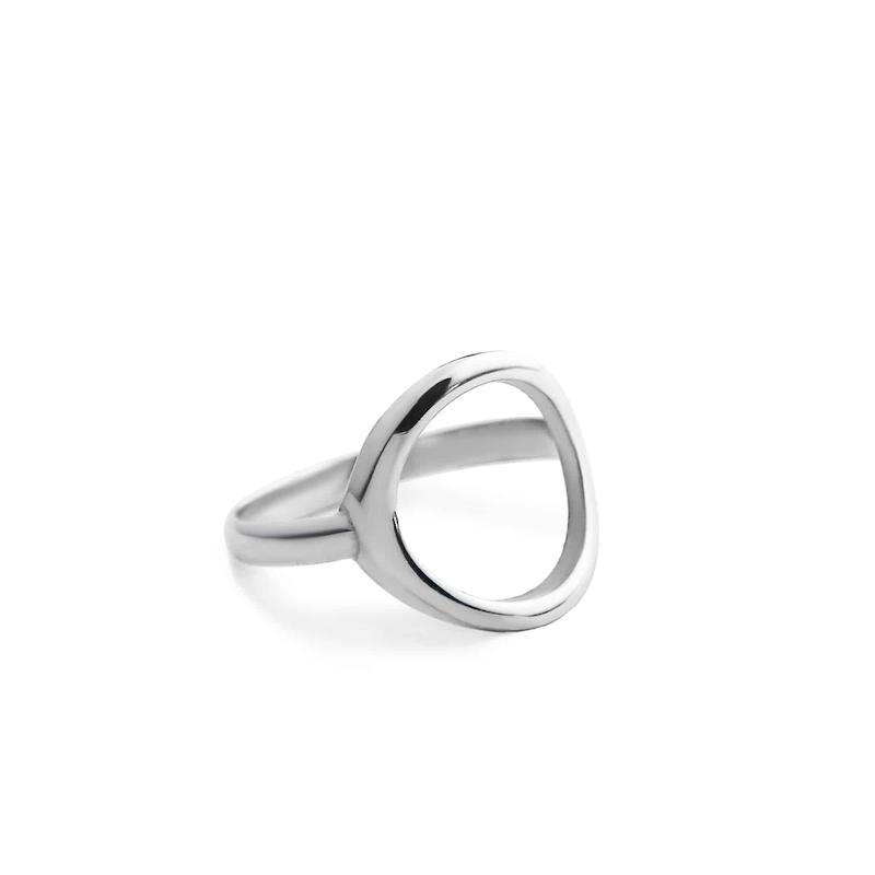 انگشتر نقره دایره