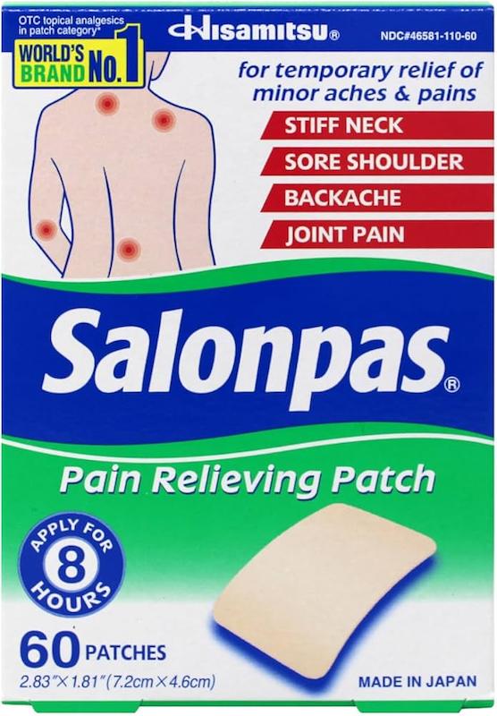 چسب تسکین دهنده درد salonpas