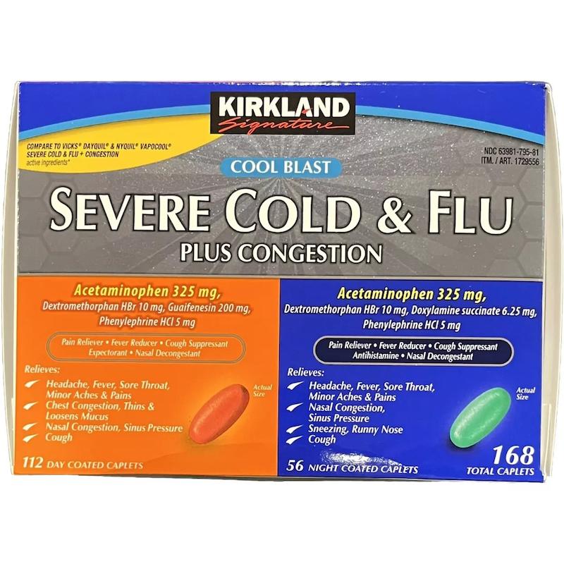 قرص سرماخوردگی و آنفولانزا kirkland
