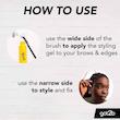 ژل ابرو گات تو بی | Got2b 2 in 1 gel for brows and edges 