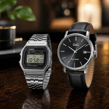 مقایسه Q&Q و Casio؛ کدام برند ساعت ارزش خرید بیشتری دارد؟