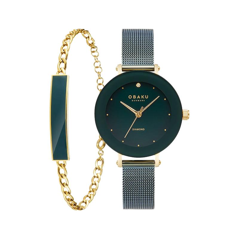 ساعت مچی زنانه Obaku V299LXGEME-EJBGE