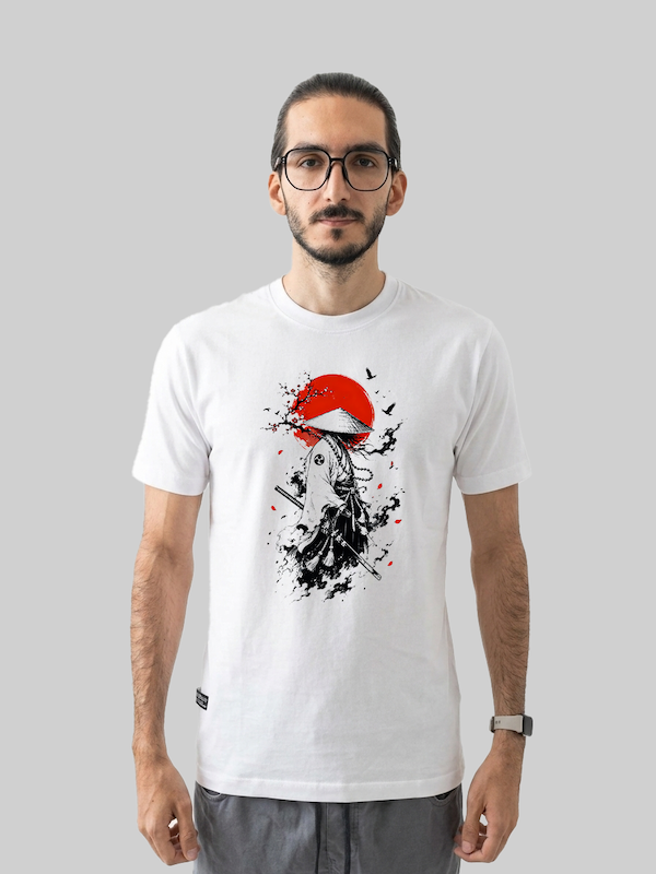 تیشرت طرح سامورایی