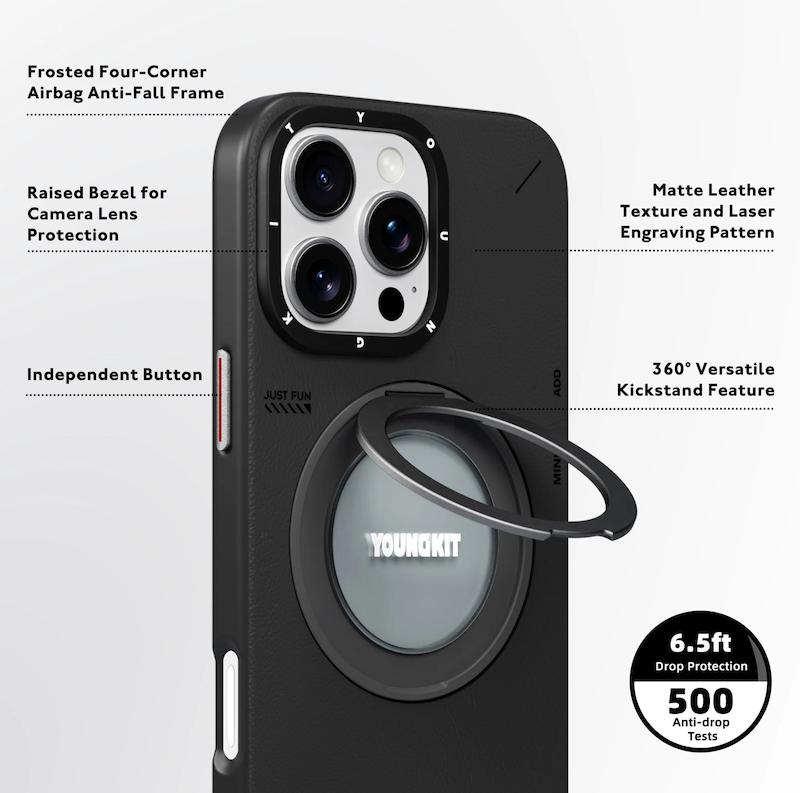 کیس یانگ کیت چرمی هولدر دار / YOUNG-KIT LEATHER 360