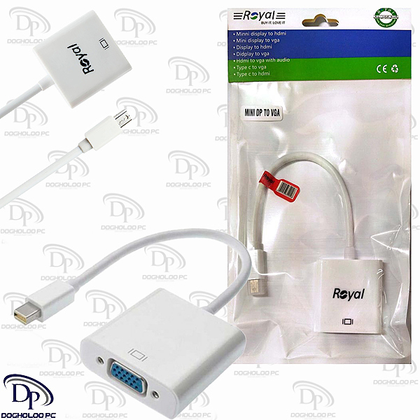 مبدل Mini Display به VGA رویال