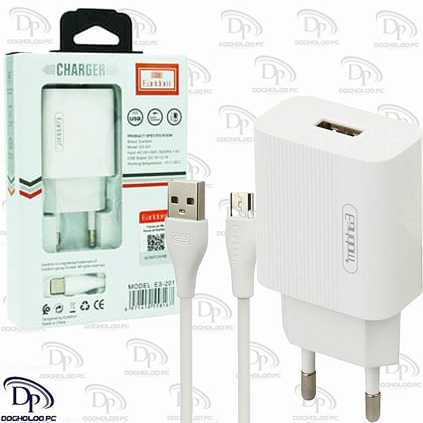 شارژر Earldom مدل ES-201 با کابل میکرو USB