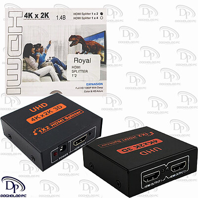 اسپلیتر 2 پورت HDMI با کیفیت 4K