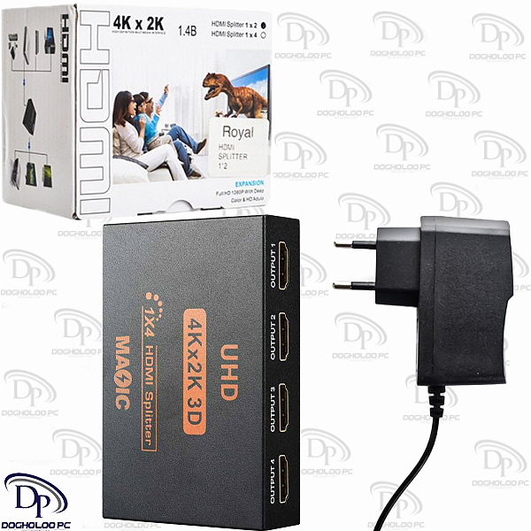 اسپلیتر 4 پورت HDMI رویال ورژن 1.4