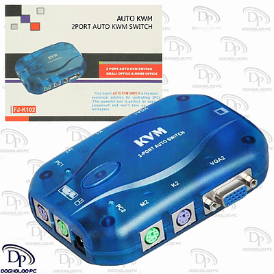 KVM سوئیچ دو پورت مدل FJ-K102