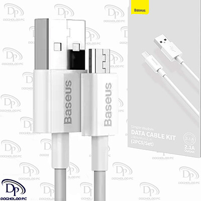 کابل USB به MicroUSB بیسوس مدل tzcamzj-02 طول 1.5