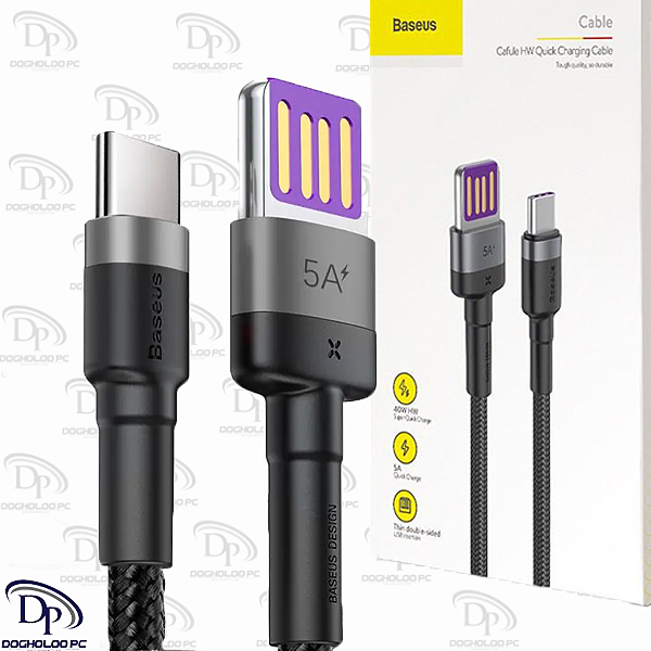 کابل تبدیل USB به USB-C باسئوس مدل CATKLF-PG1 طول 1 متر