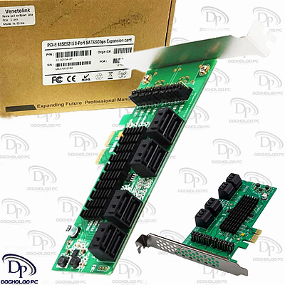 کارت تبدیل PCI-ex به 8 پورت SATA3.0