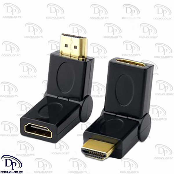 تبدیل HDMI ماده به HDMI نری با قابلیت چرخشی