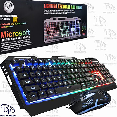 کیبورد و ماوس ایکس پی پروداکت مدل XP-9400 RGB