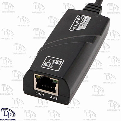 مبدل USB 3.0 به RJ45 با سرعت 10/100/1000 واقعی