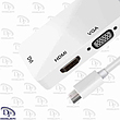 مبدل MiniDisplay Prot به VGA/HDMI/DVI لنشن مدل CB-MD-VDH