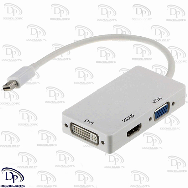 مبدل MiniDisplay Prot به VGA/HDMI/DVI لنشن مدل CB-MD-VDH