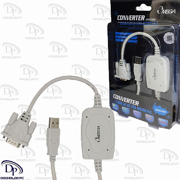  تبدیل USB به سریال RS232 امگا مدل USR2309 اورجینال اصلی