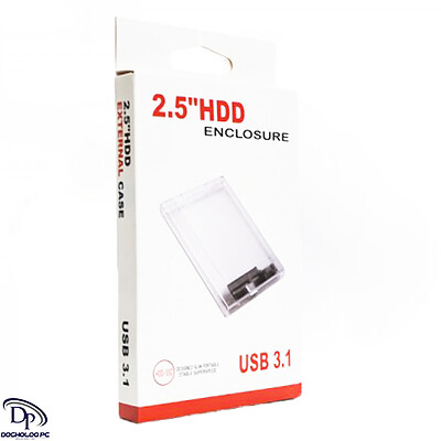 باکس هارد شفاف 2.5 اینچیType-C USB3
