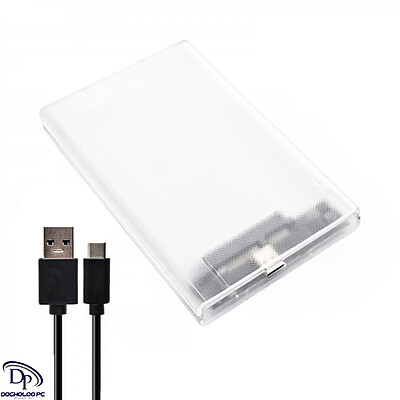 باکس هارد شفاف 2.5 اینچیType-C USB3