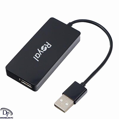 هاب 4 پورت USB 2.0 رویال مدل RH2-210