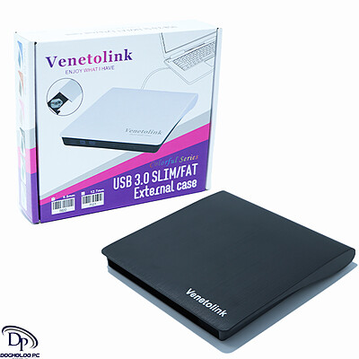 باکس باریک DVD رایتر 9.5mm با کابل type c ,usb