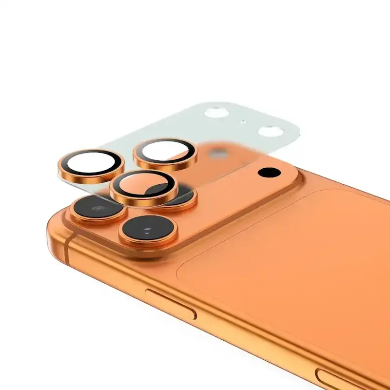 محافظ لنز دوربین iPhone 17 Pro Max گرین لاین مدل Kanzen Clear