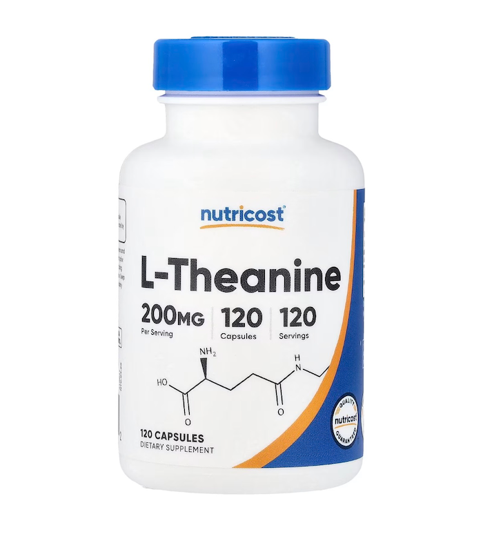 Nutricost, L-Theanine, 200 mg, 120 Capsules