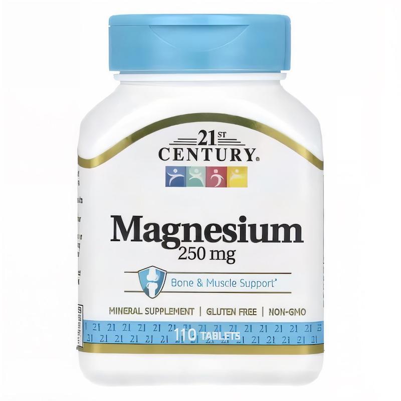 21st Century, Magnesium, 250 mg, 110 Tablets