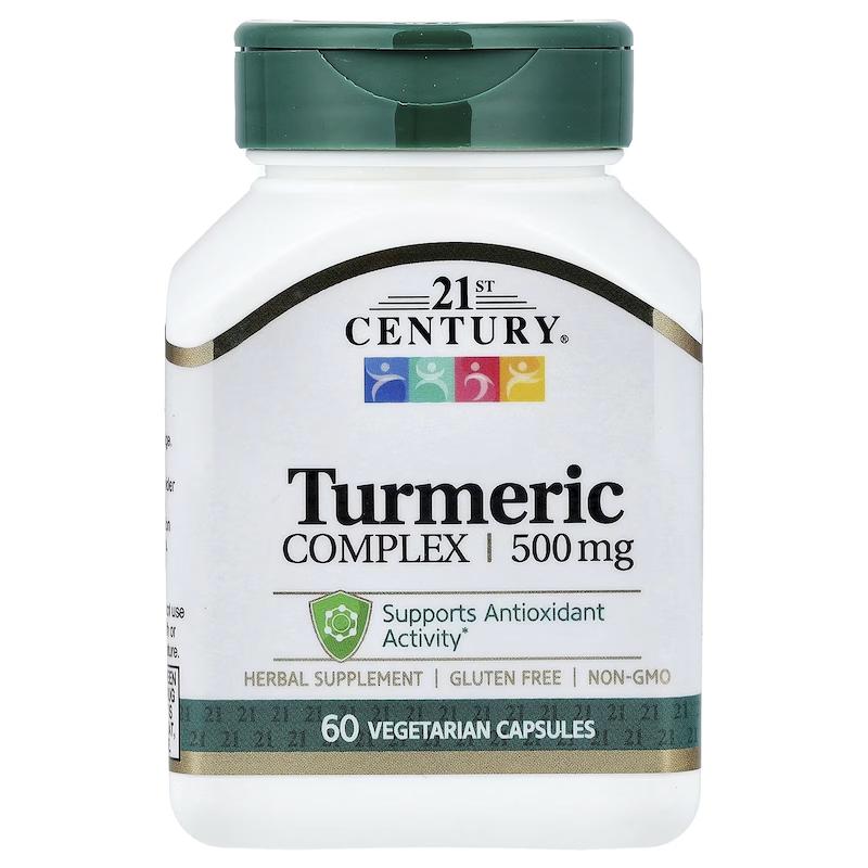 21st Century, Turmeric Complex, 500 mg, 60 Vegetarian Capsules