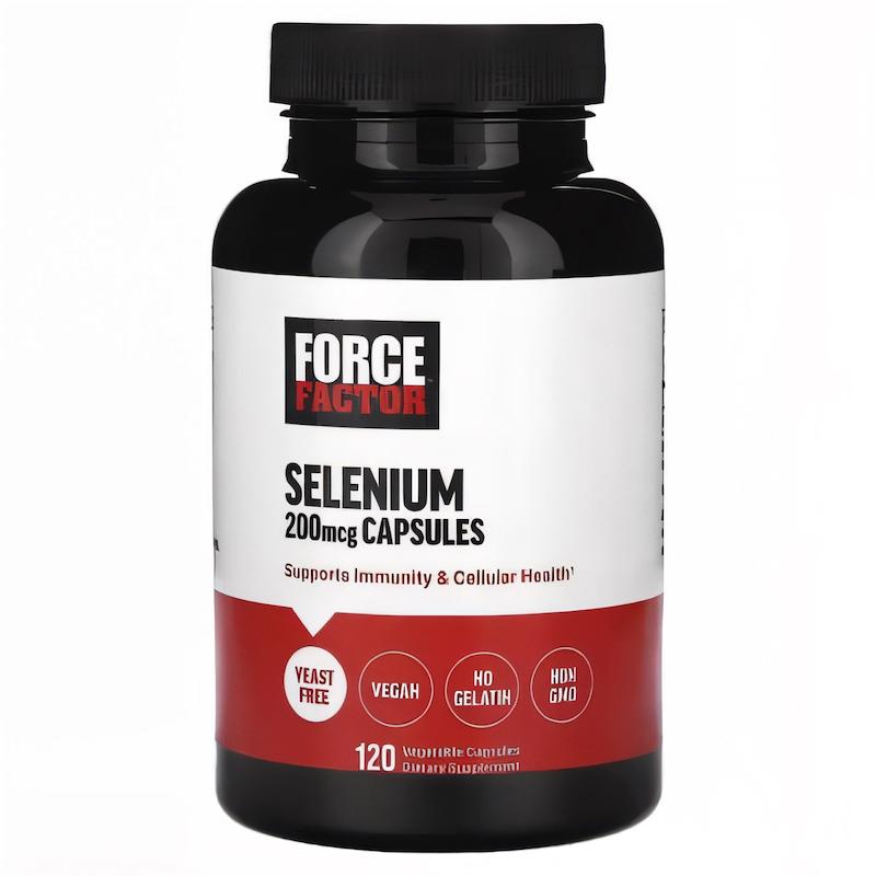 Force Factor, Selenium, 200 mcg, 120 Vegetable Capsules