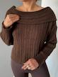 بلوز بافت آف شولدر (یقه رومی) 